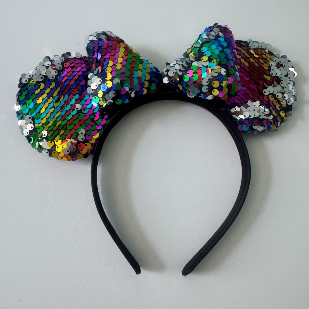 Disney Sequined Minnie Mouse Ears Headband